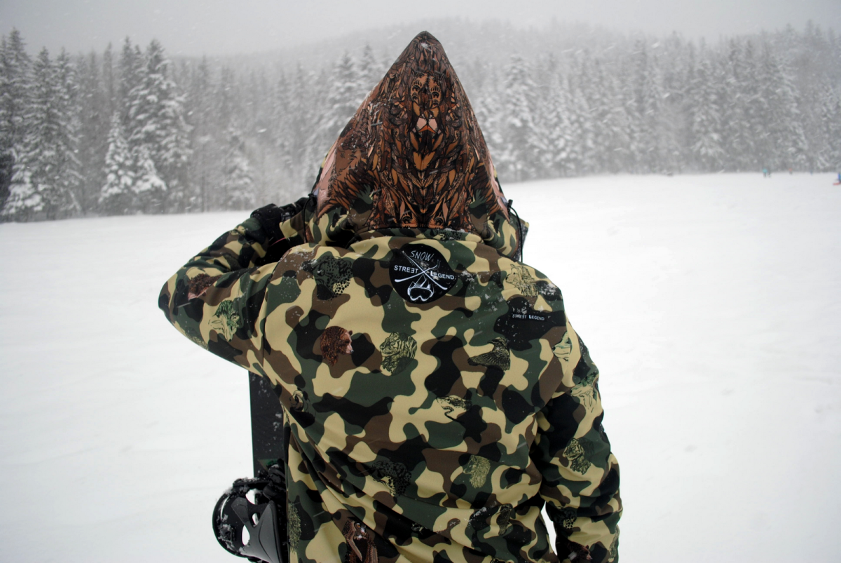 snowboardowa kurtka z softshellu Street Legend