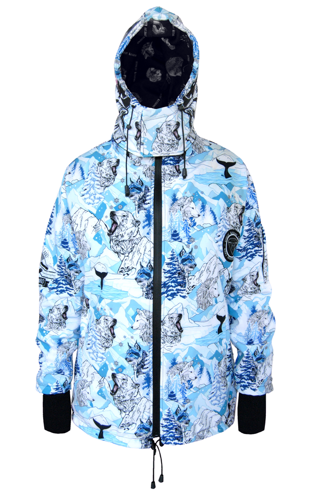Snow Land White Wolf przod kurtka snowboardowa