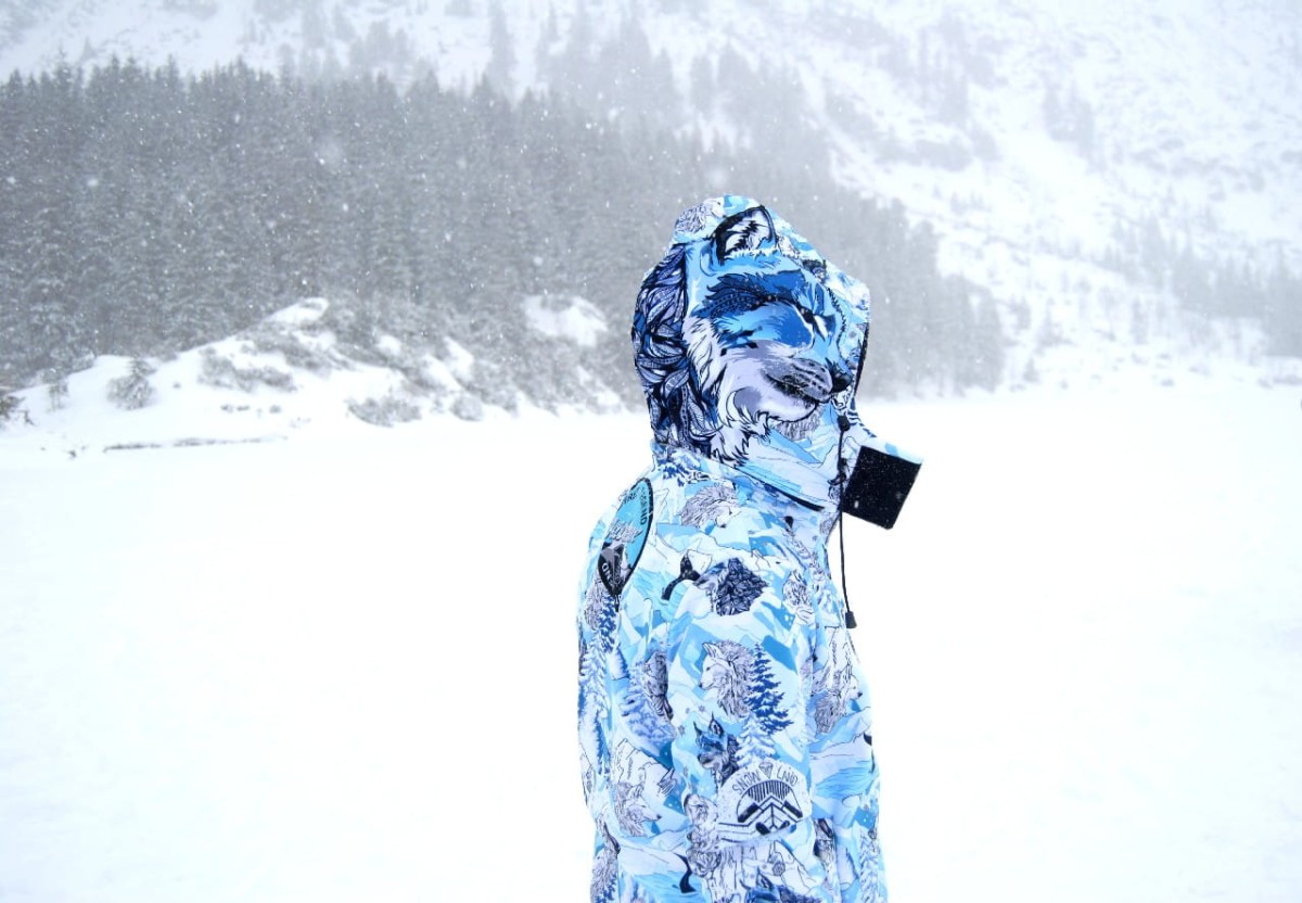 kurtka snowboardowa i narciarska Snow Land z kapturem Lynx