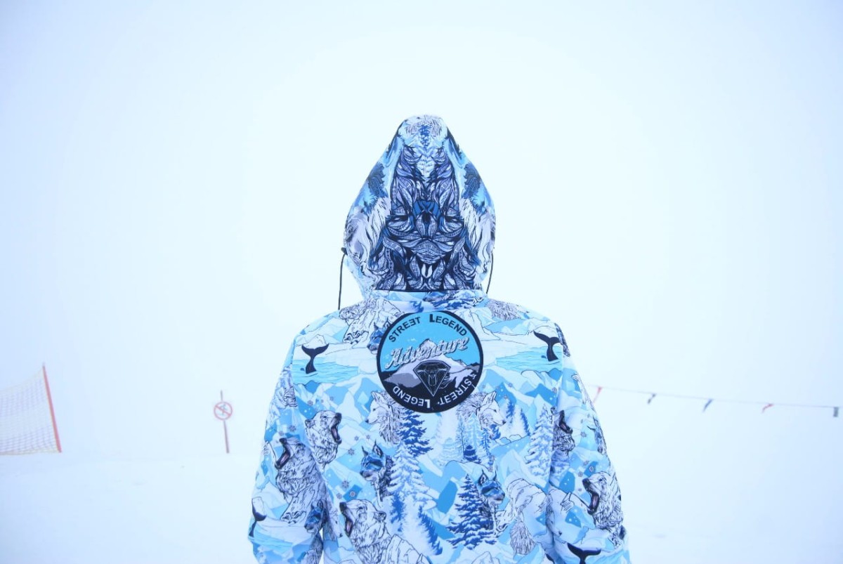 kurtka snowboardowa, narciarska z softshellu