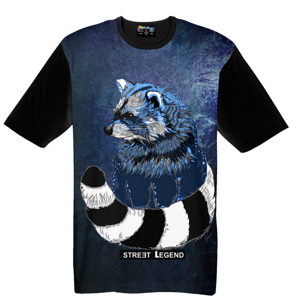 Racoon-t-shirt-Street-Legend-Summer-Legend