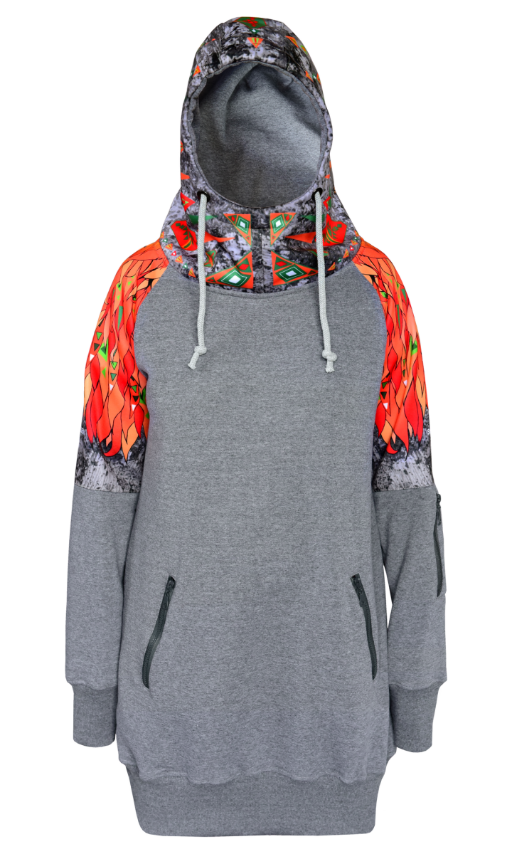 Bluza- Snowboardowa- Long- Hoodie- Fox- Snow- Legend- Street- Legend