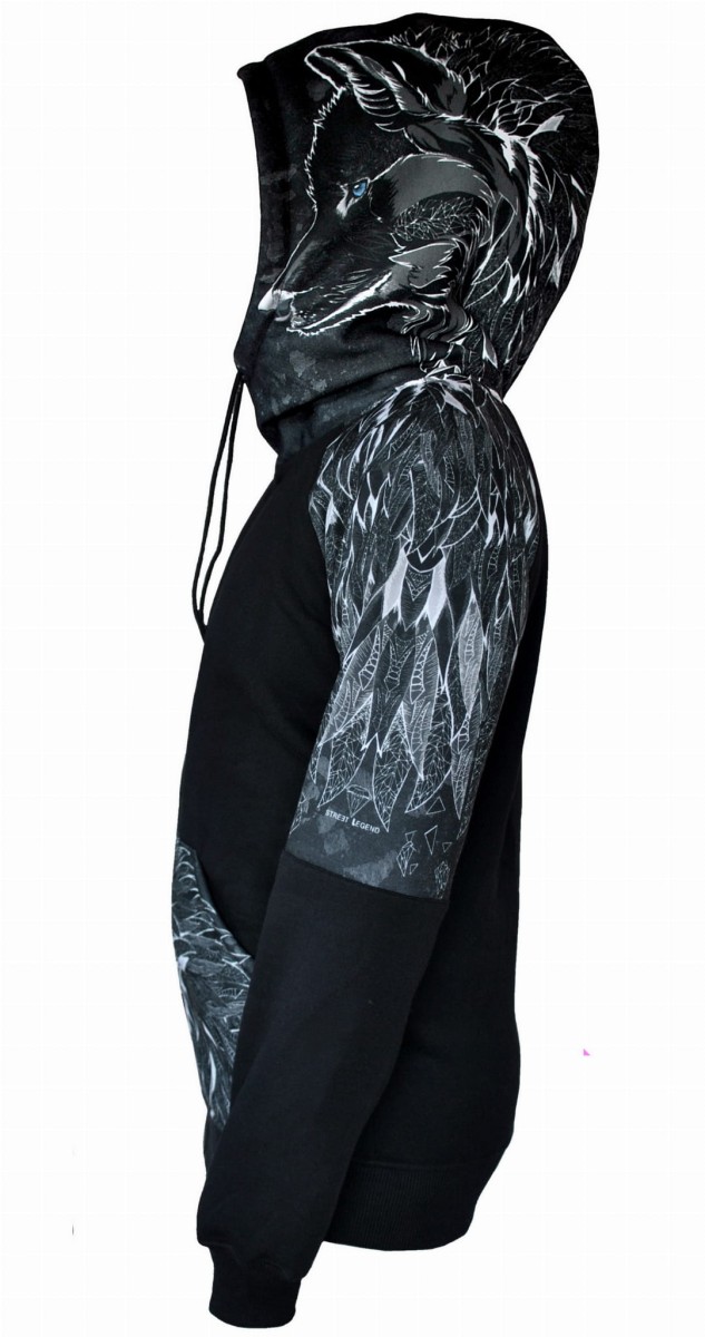 Street-Legend- Black- Wolf- bluza- rozpinana