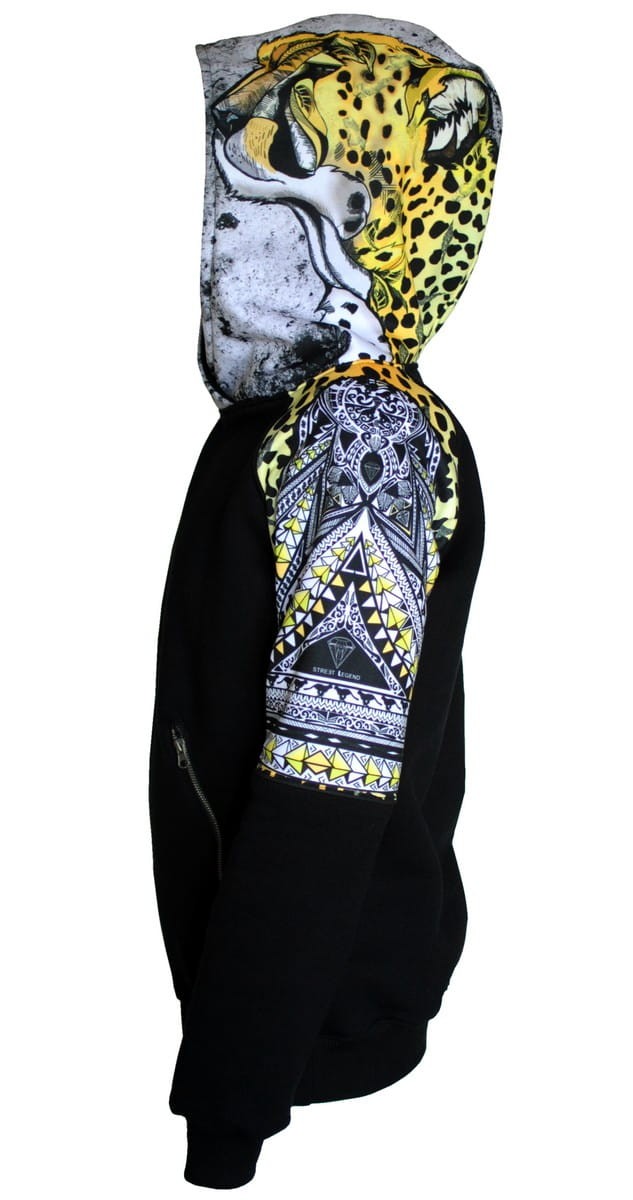 Street-Legend- Cheetah- bluza- nierozpinana- bluza- z- gepardem