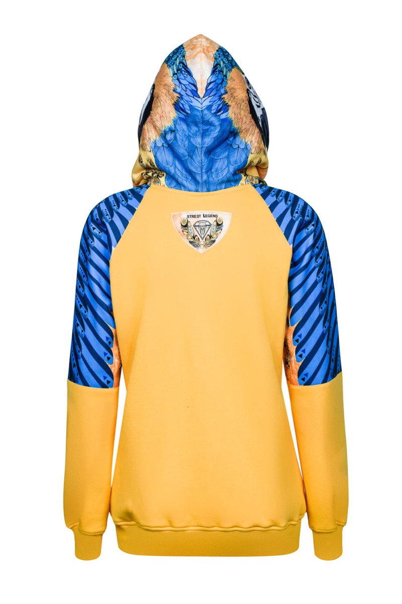 bluza- z- papugą- Ara- Hoodie- Street- Legend