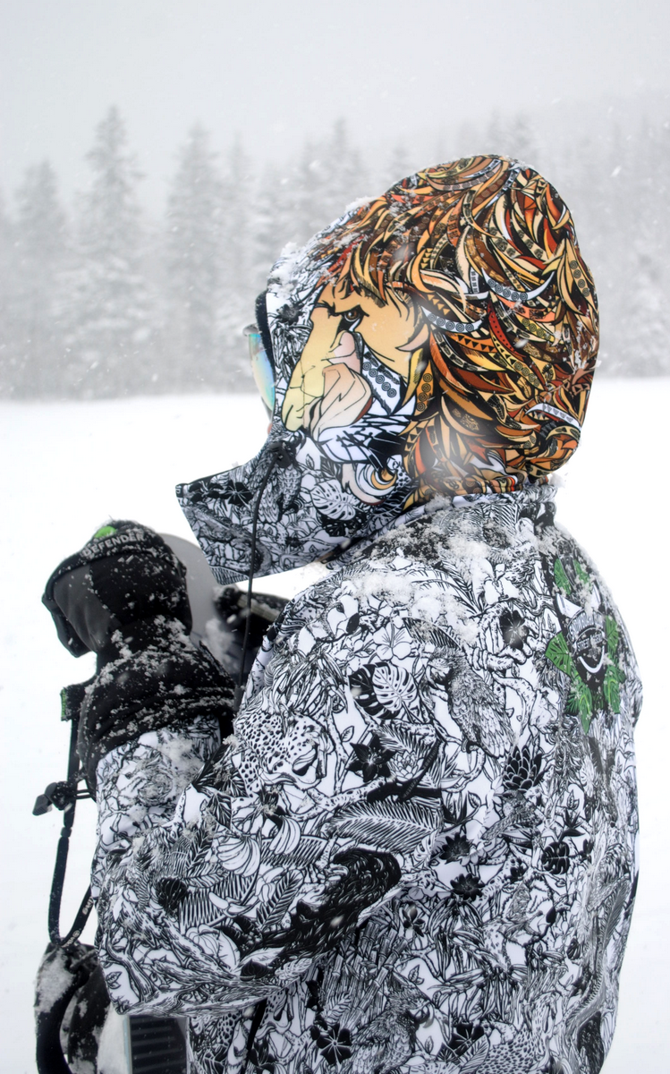 Kurtka- snowboardowa- Snow-Legend- Lion-softshell