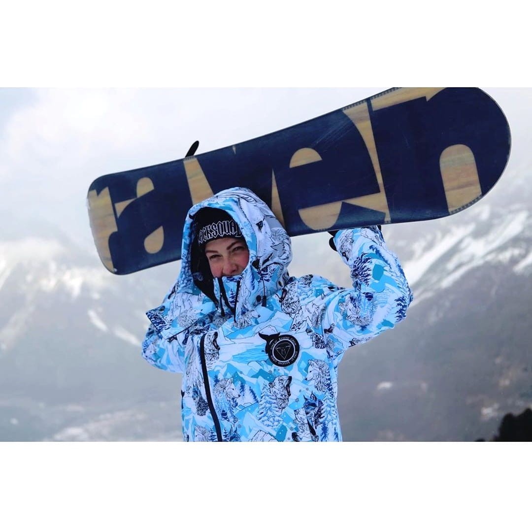 Kurtka snowboardowa- kurtka narciarska- Street- Legend-Snow- Land- White- Wolf