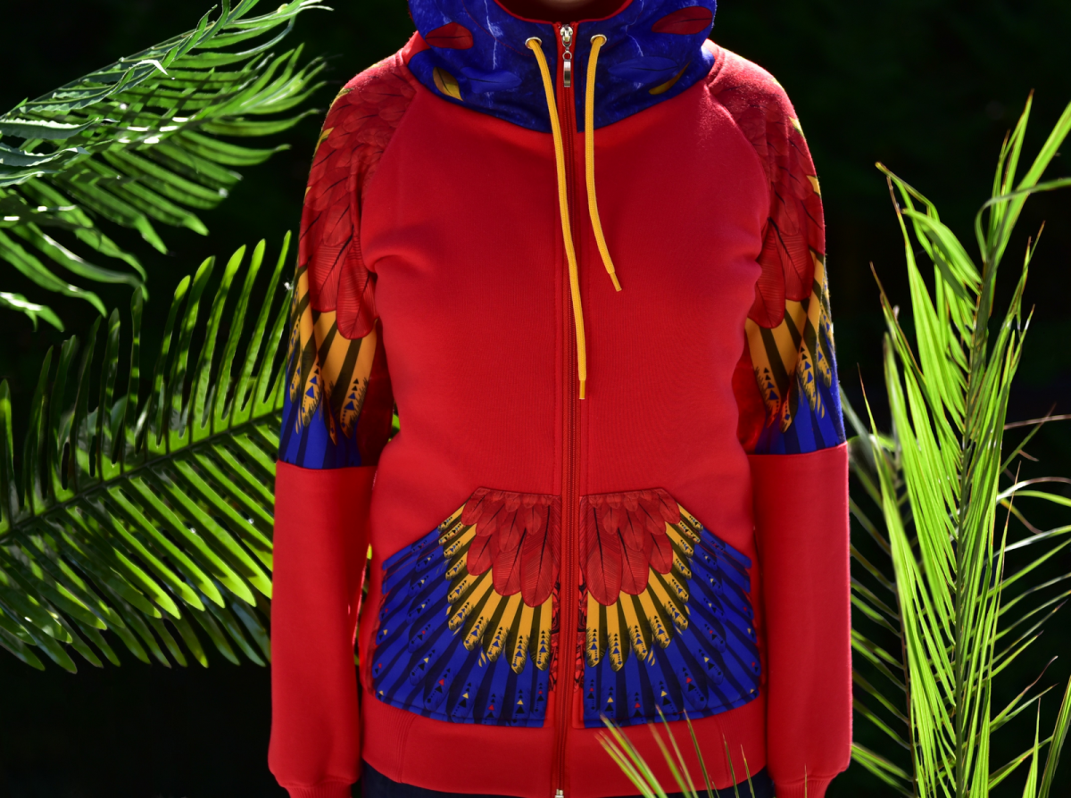 Ara- Macaw- bluza-  rozpinana- Street- Legend