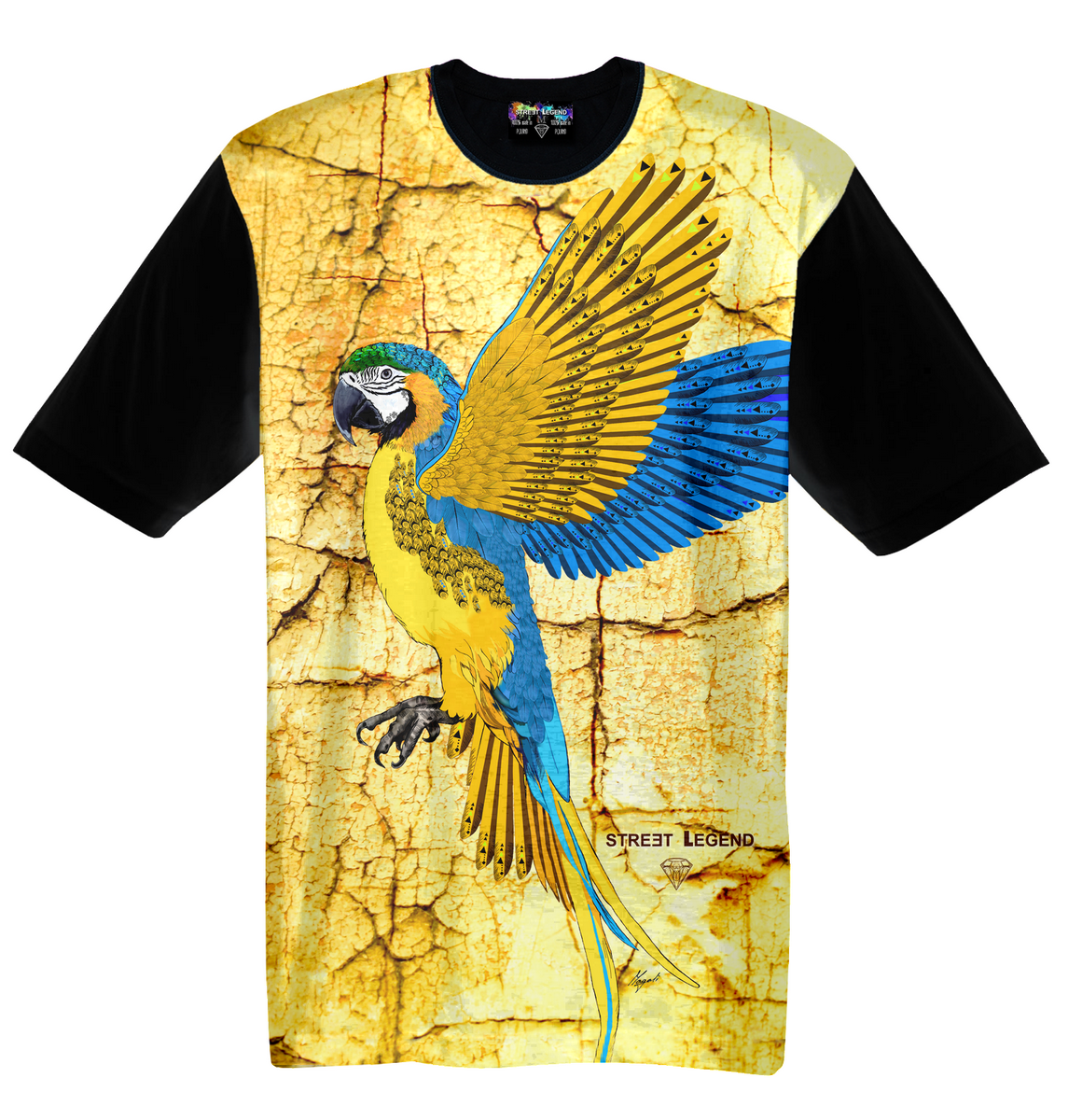 Blue Ara t-shirt- Street- Legend