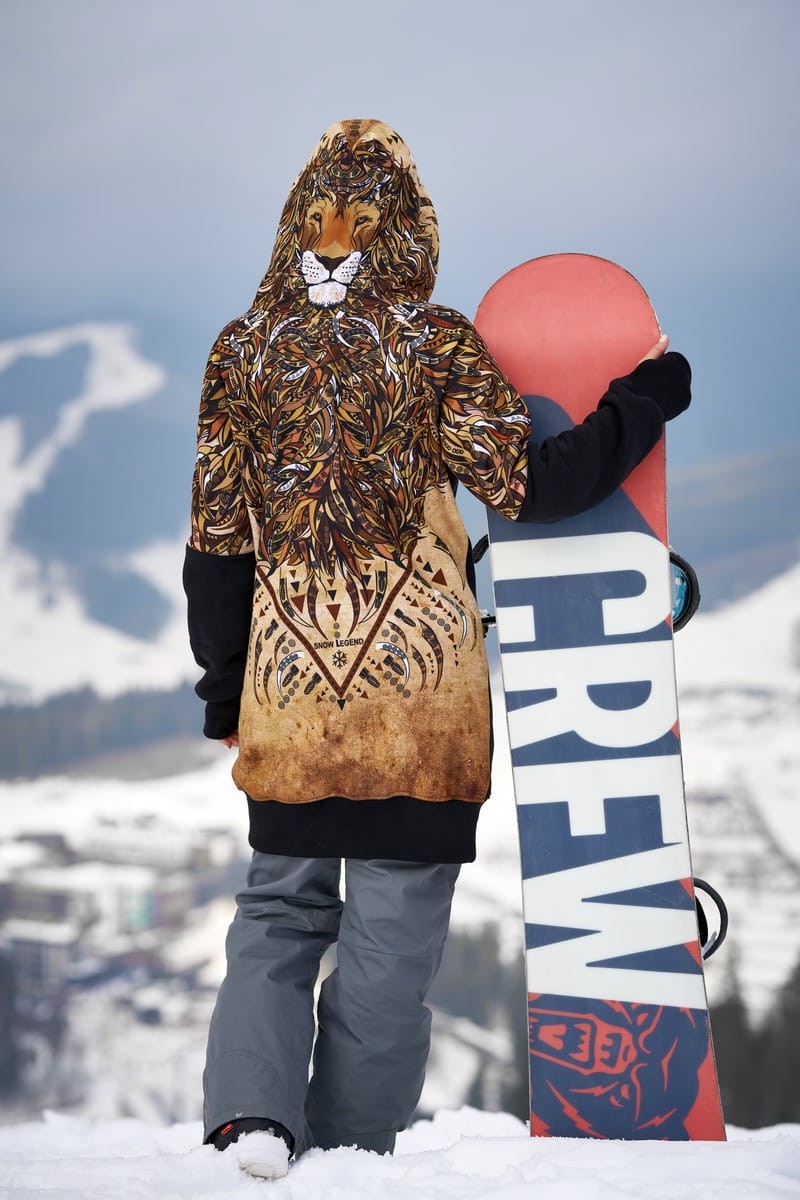 Bluza- snowboardowa- Snowboard- Hoodie- Street- Legend- Snow- Legend- Lion