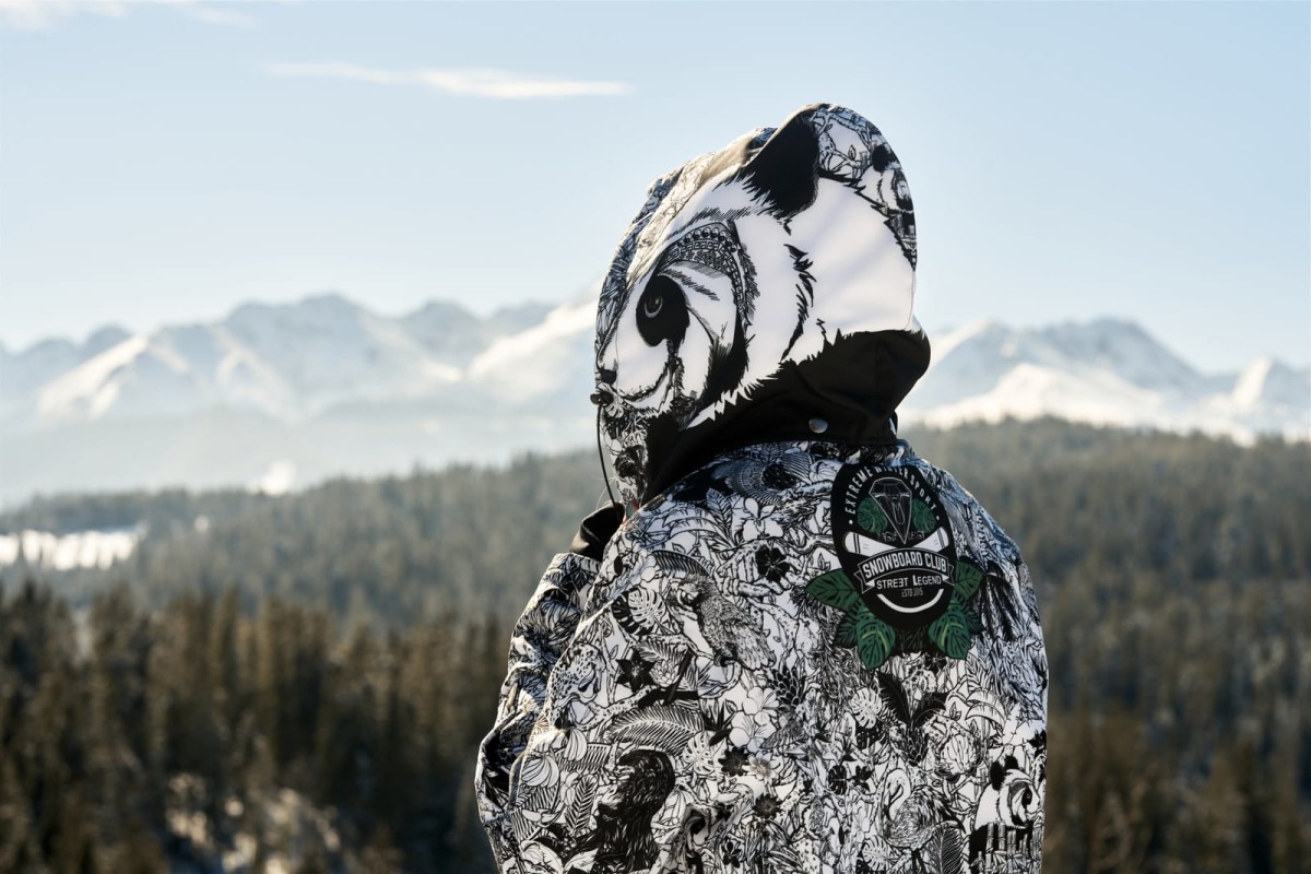 Kurtka- snowboardowa- Snow- Legend- Street- Legend- Jungle- Adventure- Panda