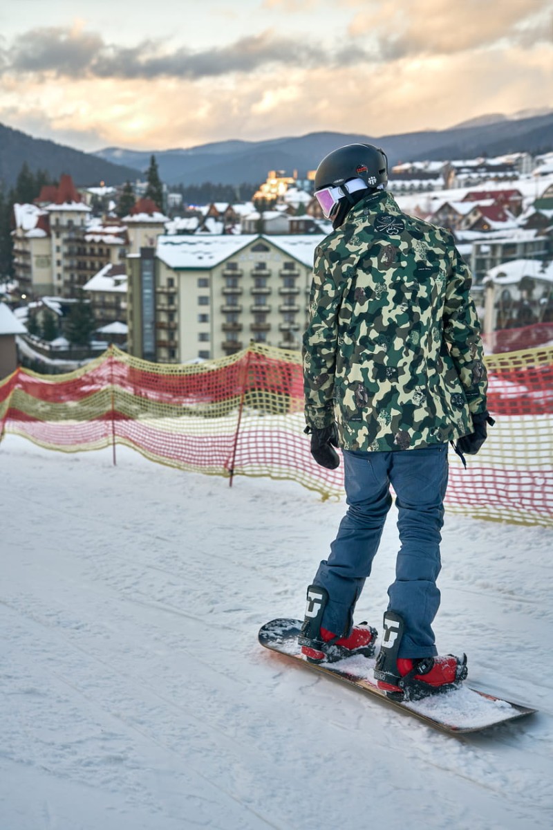 Kurtka- snowboardowa- narciarska- Snow- Legend- Street- Legend- Camo- Animals- softshell- wodoodporna