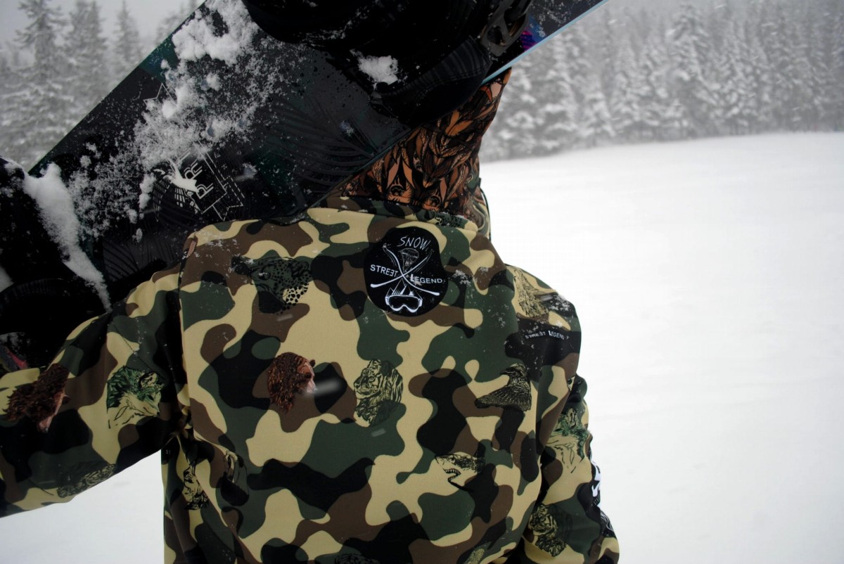 kurtka snowboardowa Street Legend Bear softshell