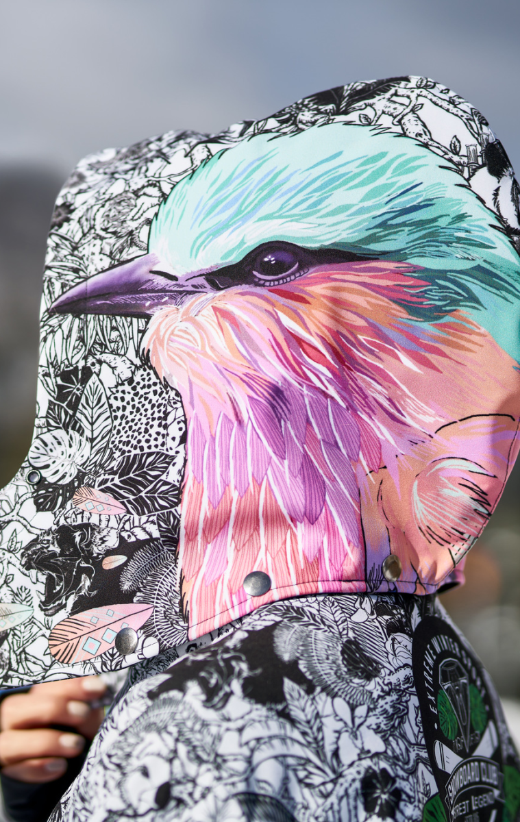 Lilac- Roller- kurtka- snowboardowa- Jungle- Adventure-snowboard- jacket