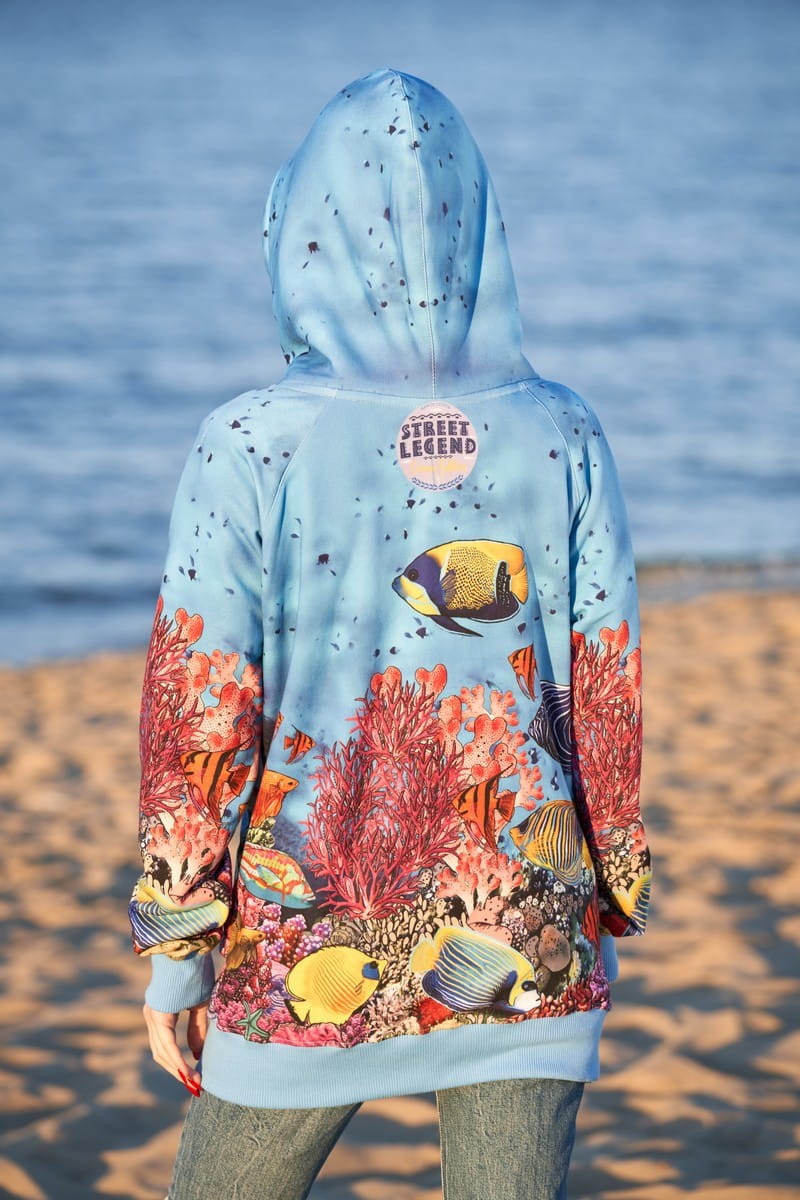 Bluza- Bahama- surferska- bawełniana- morska- Ocean- life- kitesurfingowa