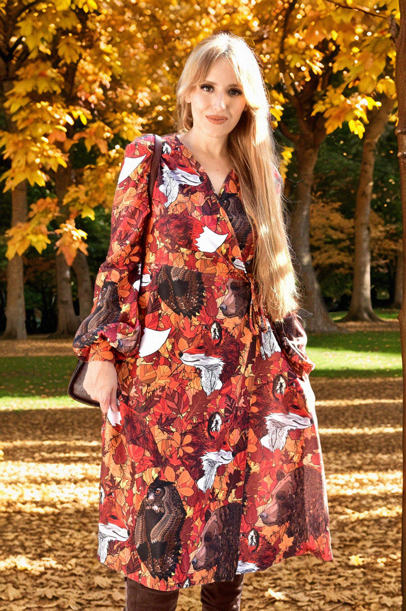 Sukienka- jesienna- wiosenna- kopertowa- z- długim- rękawem- street- Legend