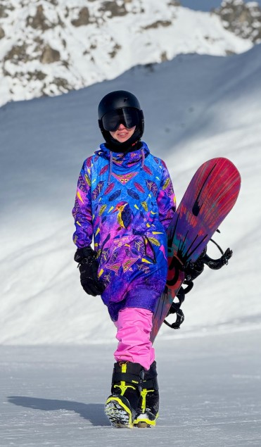 Wodoodporna bluza Snowboardowa Oriental dwarft damska 