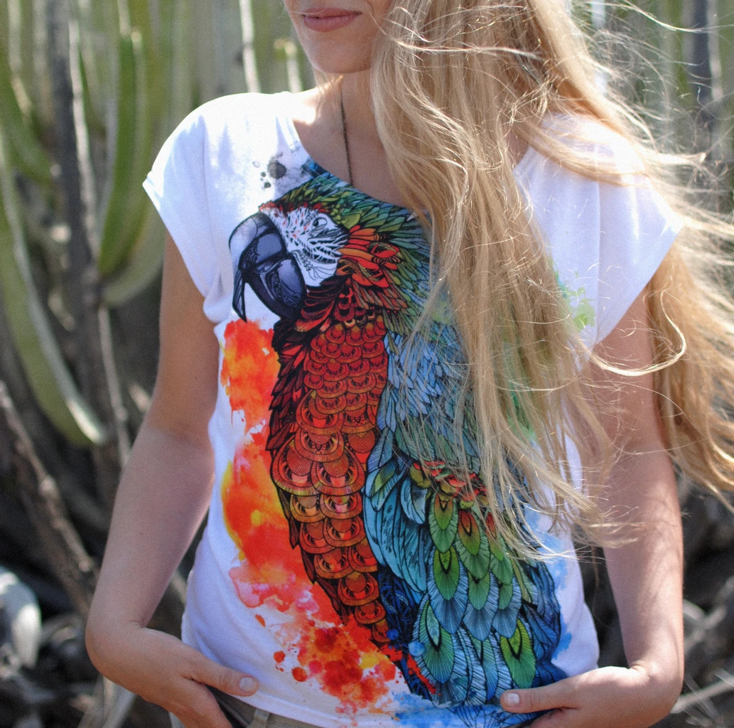 Bluzka-Papuga-Parrot-blouse-Summer-Legend-Street-Legend