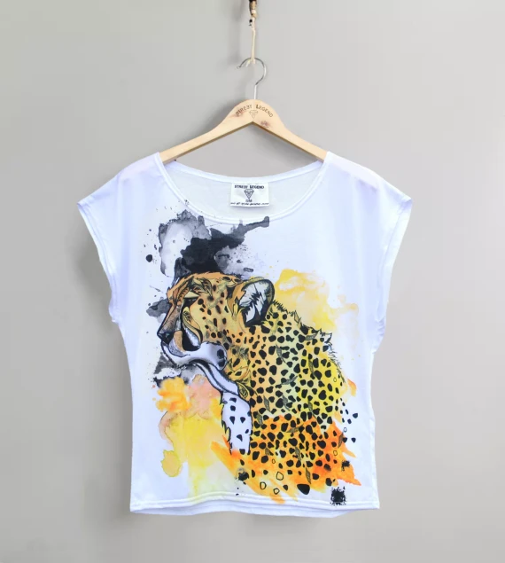 Cheetah Bluzka Damska