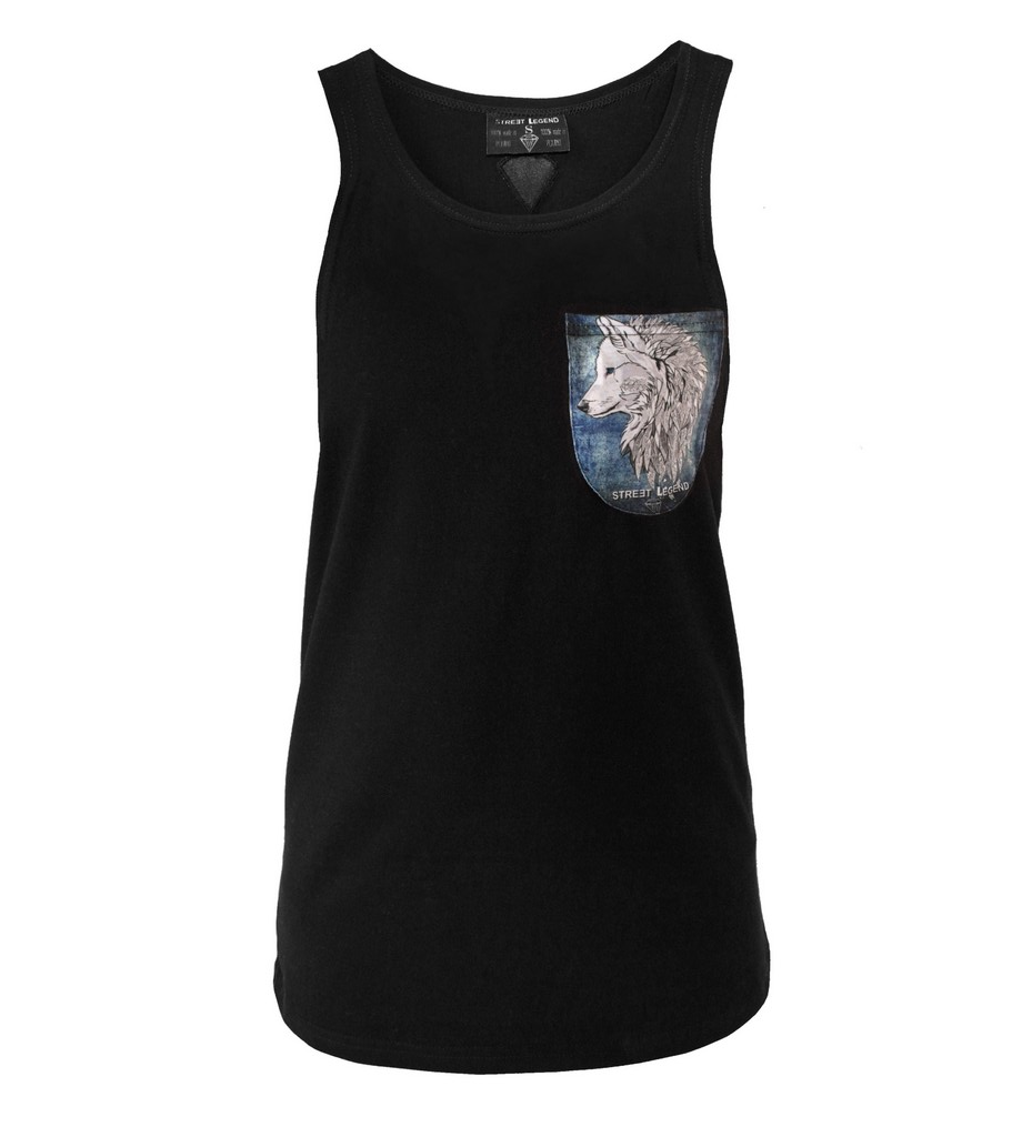White Wolf tank top