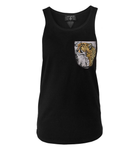 CHEETAH tank top męski czarny 